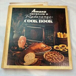 VintagAmana Touchmatic Radarange Microwave Cookbook with Manual